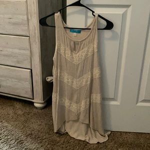 Beige tank top